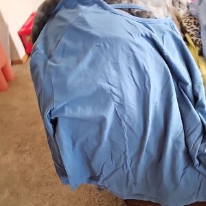 Blue Long Sleeve Women's Top